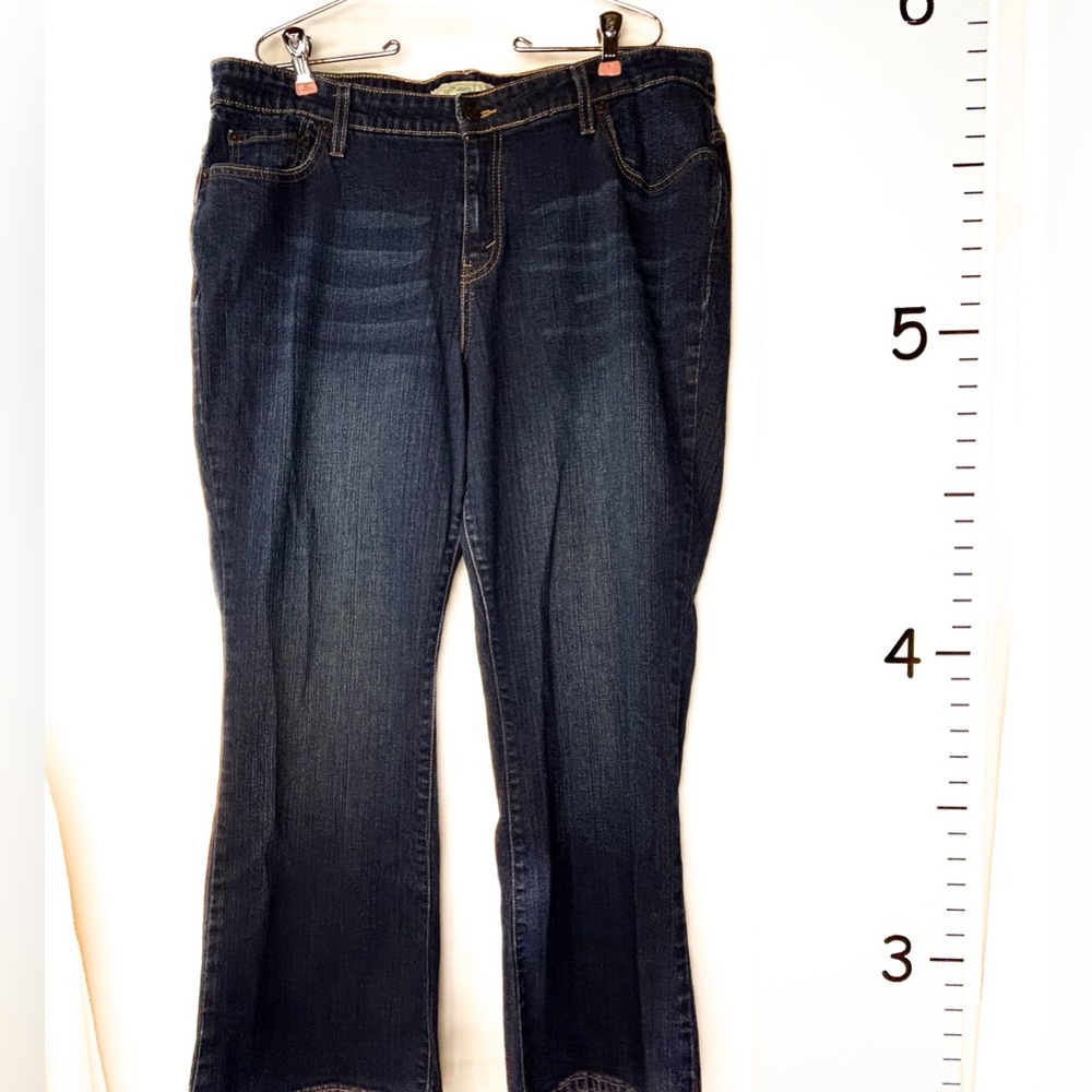 Levi's 580 Whiskering Blue Jeans‎ Women's 20W Short